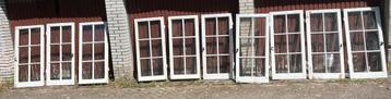300 nieuwe - oude ramen dubbelglas enkel glas oud glas roede beschikbaar voor biedingen
