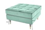 Design kruk COSY VELVET 80cm smaragdgroen fluweel gouden, Ophalen of Verzenden, Nieuw