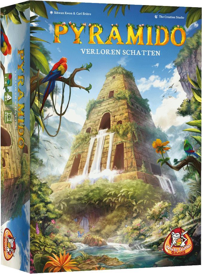 Pyramido - Verloren Schatten Bordspel | White Goblin Games -, Hobby en Vrije tijd, Gezelschapsspellen | Bordspellen, Nieuw, Verzenden