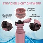 Lekro Waterfles met Tijdmarkeringen - Motiverende Drinkfles, Ophalen of Verzenden, Nieuw