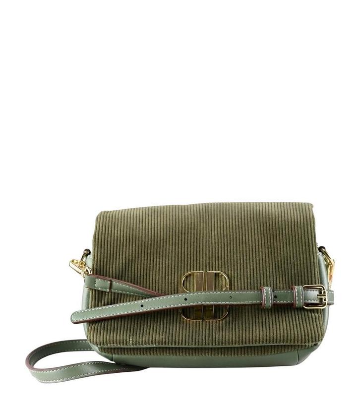 Bibi Lou Schoudertas in maat standaard Groen, Sieraden, Tassen en Uiterlijk, Tassen | Damestassen, Groen, Zo goed als nieuw, Verzenden