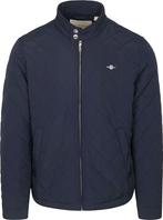 Gant Jas Gewatteerd Navy maat XL Heren, Kleding | Heren, Jassen | Winter, GANT, Verzenden, Blauw, Maat 56/58 (XL)