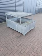 Opvangbak chemiebak lekbak  milieubak met rooster, Gebruikt