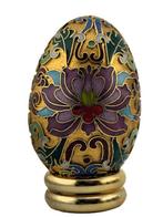Fabergé ei - Schatkist van eieren Cloisonné Ei - Verguld, Antiek en Kunst
