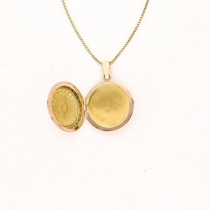 Ketting met hanger - 18 karaat Geel goud, Sieraden, Tassen en Uiterlijk, Antieke sieraden
