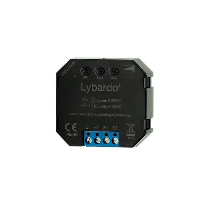 LED dimmer pulsdimmer | 0 tot 100 watt | Auto reset functie, Doe-het-zelf en Verbouw, Elektra en Kabels, Overige typen, Nieuw