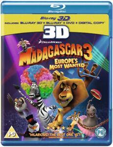 Madagascar 3 - Europes Most Wanted Blu-ray (2013) Eric, Cd's en Dvd's, Blu-ray, Zo goed als nieuw, Verzenden