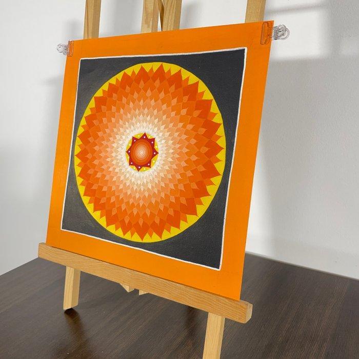 Painting of Tibetan Tradition - Mandala Lotus - Thangka, Antiek en Kunst, Kunst | Designobjecten