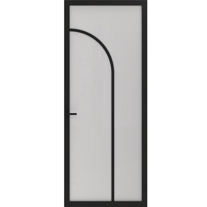 Skantrae SlimSeries One Zwart Binnendeur SSL 4512 nevel, Doe-het-zelf en Verbouw, Deuren en Horren, Ophalen of Verzenden