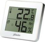 Alecto WS-55 - Thermometer & hygrometer voor binnen - Wit •, Verzenden, Zo goed als nieuw