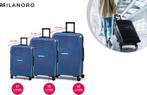 2dekans | Milanoro Kofferset 3-delig - Lichtgewicht, Ophalen of Verzenden, Zo goed als nieuw