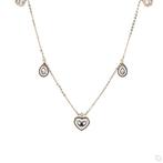 Halsketting - 14 karaat Roségoud - 2.07ct. tw. Diamant, Nieuw