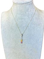 Zonder Minimumprijs - Halsketting Zilver Ametrien, Sieraden, Tassen en Uiterlijk, Kettingen, Nieuw