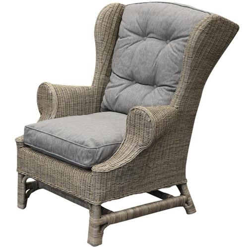 Mississippi Wing lounge tuinstoel riet, Tuin en Terras, Tuinstoelen, Nieuw, Ophalen of Verzenden