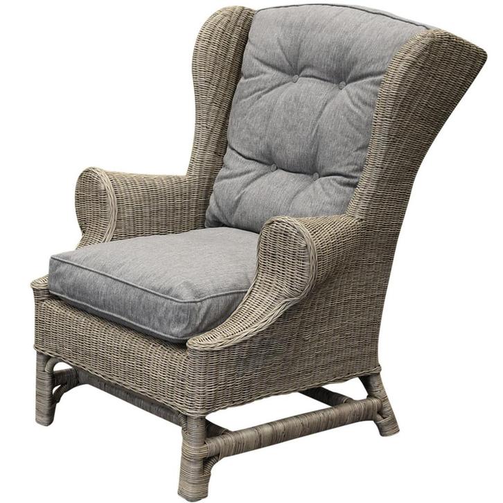 Mississippi Wing lounge tuinstoel riet, Tuin en Terras, Tuinstoelen, Nieuw, Ophalen of Verzenden
