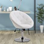 TRUUSK Draaibare Werkkruk - Verchroomd - In Hoogte Verstelba, Verzenden, Nieuw