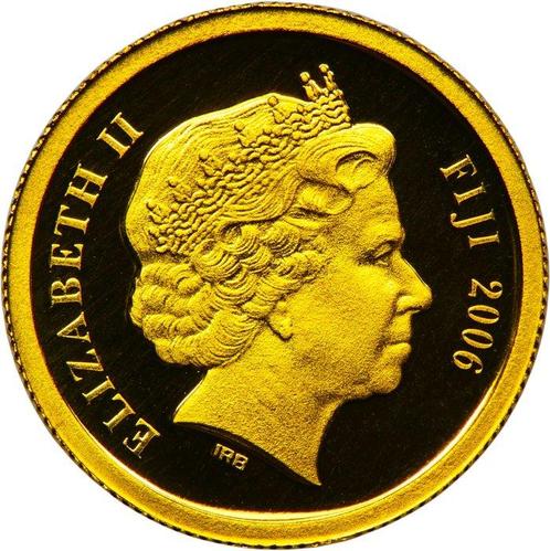 Fiji. 5 Dollars 2006 Easter Island in Chile Proof,, Postzegels en Munten, Munten | Europa | Niet-Euromunten
