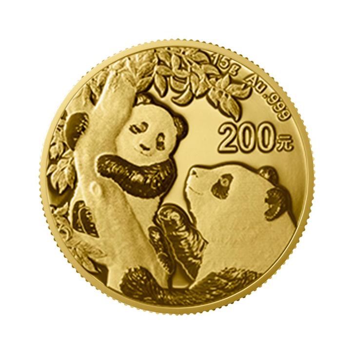 15 gram gouden munt Panda 2021, Postzegels en Munten, Edelmetalen en Baren, Verzenden