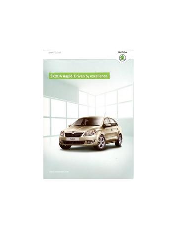 2014 SKODA RAPID BROCHURE ENGELS (INIDA) beschikbaar voor biedingen