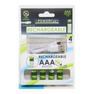 Oplaadbare AAA batterijen | PerfectLED | 4 stuks, Doe-het-zelf en Verbouw, Gereedschap | Machine-onderdelen en Toebehoren, Nieuw