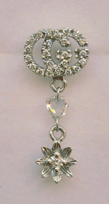 Gucci - Enkele oorbel - 18 karaat Witgoud - Kom Nieuw, Sieraden, Tassen en Uiterlijk, Antieke sieraden