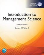 Introduction to Management Science Global Edit 9781292263045, Boeken, Zo goed als nieuw