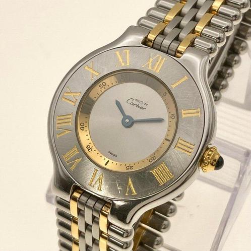 Cartier - Must de Cartier 21 - Zonder Minimumprijs -, Sieraden, Tassen en Uiterlijk, Horloges | Heren