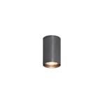 Moderne opbouwspot gunmetal GU10 50mm - Tuba, Nieuw, Metaal of Aluminium, Modern