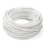 Tweelingsnoer | 2x 0.75 mm² | 20 meter (Wit), Doe-het-zelf en Verbouw, Elektra en Kabels, Verzenden, Nieuw