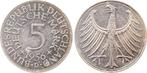 5 Mark Duitsland 5 duitse Mark 1956 D vz+ Patina zilver, Postzegels en Munten, Munten | Europa | Niet-Euromunten, Verzenden