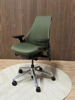 Aanbod Herman Miller Sayl Bureaustoelen - Groene Bureaustoel, Verzenden, Zo goed als nieuw, Bureaustoel, Groen