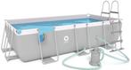 Avenli Opzetzwembad 400x200x99 cm met Zandfilterpomp en L..., Ophalen of Verzenden, Nieuw