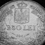 Roemenië. Mihai I. 250 Lei 1941 / NIHIL SINE DEO - variety, Postzegels en Munten, Munten | Europa | Niet-Euromunten