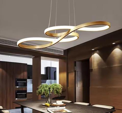 Moderne LED Hanglamp – Dimbare Plafondlamp voor Keuken, Huis en Inrichting, Lampen | Hanglampen, Nieuw, Verzenden