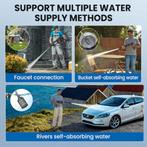 6 in 1 60Bar Hogedrukreiniger Auto Waterpistool 20000mAh Hui, Verzenden, Zo goed als nieuw