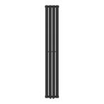 [neu.haus] Designradiator Nore 160x24x5,6 cm zwart, Verzenden, Nieuw