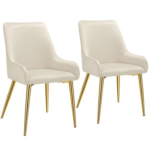 Eetkamerstoel Avane, fluweeloptiek, draagkracht 120 kg - bei, Huis en Inrichting, Stoelen, Verzenden
