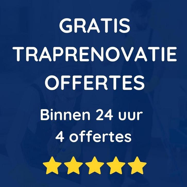 Traprenovatie laten uitvoeren? Vergelijk 4 offertes in 2 min, Diensten en Vakmensen, Klussers en Klusbedrijven, 24-uursservice