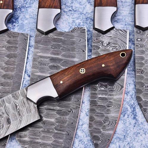 Keukenmes - Chefs knife - Hout en gevouwen staal - Noord, Antiek en Kunst, Antiek | Keukenbenodigdheden