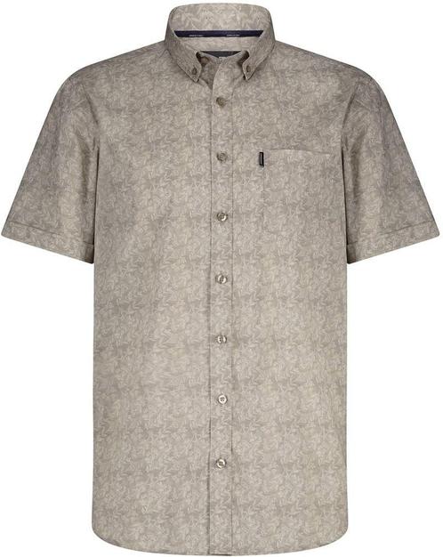 State Of Art Short Sleeve Overhemd Leafs Beige maat M Heren, Kleding | Heren, Overhemden, Beige, Nieuw, Verzenden