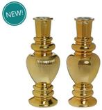 Gekleurd glazen flesje venice vaasje kandelaar goud ø5,7 cm, Ophalen of Verzenden, Nieuw