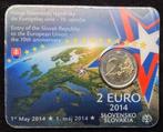 Slowakije. 2 Euro 2014 Slovakian Membership in EU (Zonder