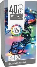 2dekans | Kerstverlichting 40 LED – 3m Multicolor – Timer,, Ophalen of Verzenden, Zo goed als nieuw