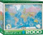 Map of the World Puzzel (2000 stukjes) | Eurographics -, Hobby en Vrije tijd, Verzenden, Nieuw