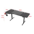 Game bureau Stryn zit sta elektrisch 160x60/75x72-117 cm zwa, Huis en Inrichting, Bureaus, Verzenden, Nieuw