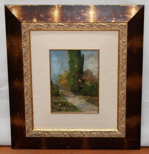 Joaquín Asensio Mariné (1890-1961) - Jardín otoñal, Antiek en Kunst, Kunst | Schilderijen | Klassiek
