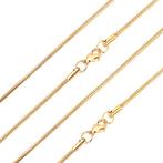 Fako Bijoux® - Ketting - Slang Schakel - Snake Chain - RVS -, Sieraden, Tassen en Uiterlijk, Kettingen, Verzenden, Nieuw