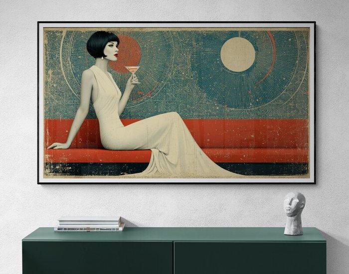 I_KONIQ - Art deko Fashion model martini dry, Huis en Inrichting, Overige Huis en Inrichting