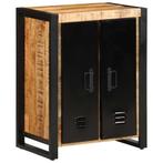 vidaXL Dressoir 55x35x70 cm massief ruw mangohout, Huis en Inrichting, Kasten | Dressoirs, Verzenden, Nieuw, 50 tot 100 cm, 25 tot 50 cm