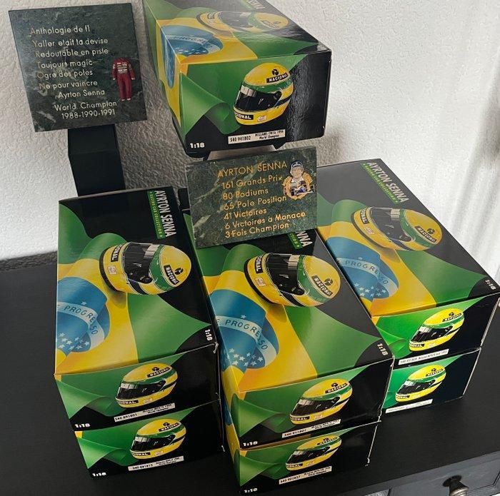 Minichamps 1:18 - Modelauto (7) - Collection F1 Ayrton SENNA, Hobby en Vrije tijd, Modelauto's | 1:5 tot 1:12